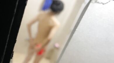 I almost got caught secretly filming my roommate taking a shower