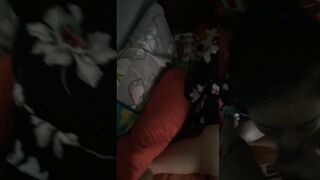 Singapore cute sister swallows cum after sex