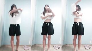 High school girl stripping selfie 07