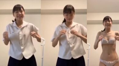 Cô gái Nhật Bản tuổi teen cởi đồ 4