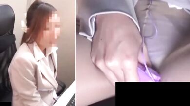 日本のサラリーマンのトイレでの潮吹き