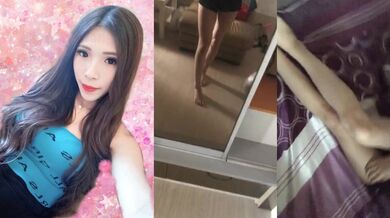 大奶美女自拍美腿揉奶合輯