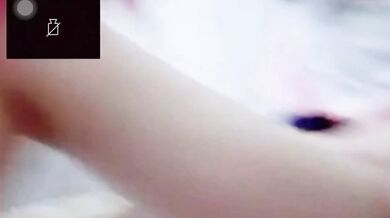 Cute girl masturbates on video