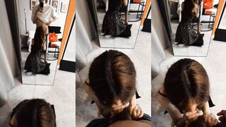 Domestic girl blowjob first angle