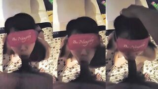 New Year's Eve Schoolgirl Eats Senior's Dick