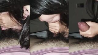 Oral sex foreskin long penis