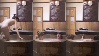 Taiwan Beitou Hot Springs secretly filmed a couple having sex after taking a bath