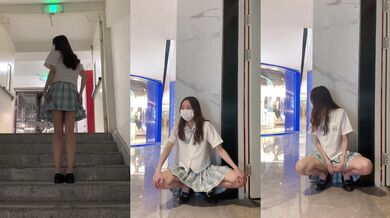 調教JK妹子百貨露出