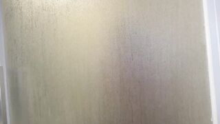 Japanese girl was broken into while taking a shower