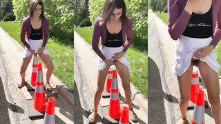 Glasses swindlers roadside riding pyramid