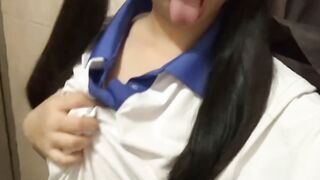 Breast selfie 15