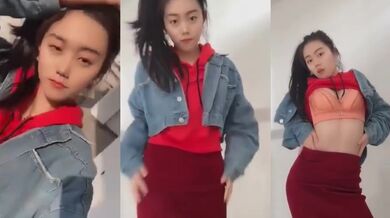 馬尾妹妹跳舞脫衣