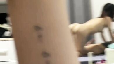 Poor breast short hair girl blowjob riding horse 1