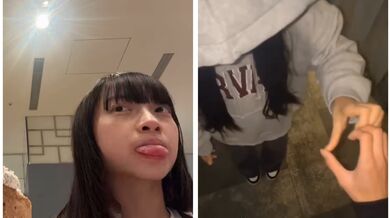 Cô gái IG AI đang cởi đồ