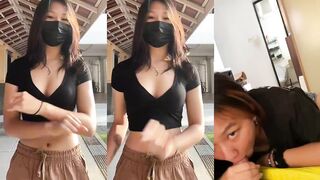 Singapore sister blowjob boyfriend out