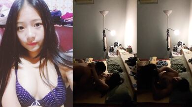 台灣妹妹和紋身男友在家做愛自拍