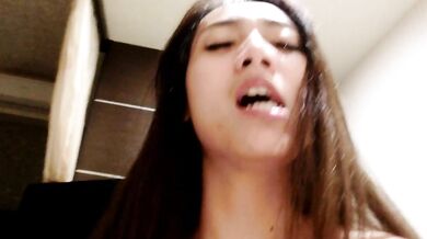 Busty Beauty Moans While Riding