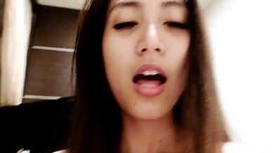 Busty Beauty Moans While Riding