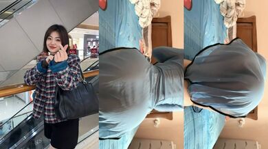 氣質短發美女旗袍誘惑