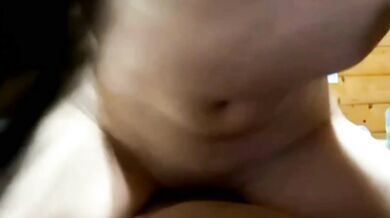 Flat-Chested Sister's Hotel Riding Squirting Sensation