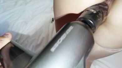 Crystal Dildo Training Leaves Young Wife Incontinent