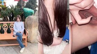 Cute Sister Makeup Selfie: Girl Pleasures Herself and Squirts