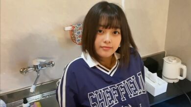 超可愛高中生妹妹幫爸爸吃雞雞