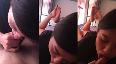 College Student Gives Oral Sex