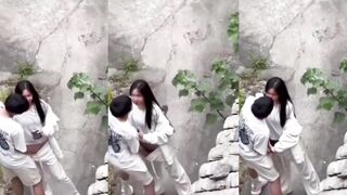 Couple Caught Digging a Hole on the Mountain