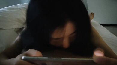 Using Your Phone While Giving Oral Sex