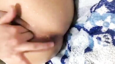 Towels Can't Keep Up with This Squirting Masturbation