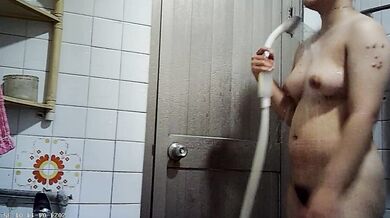 Sister Weitanke Caught Showering on Hidden Camera