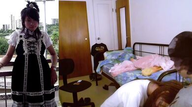 Bạn gái phản cảm La Hiểu Quân (Crystal Lo) video thân mật tại nhà bị rò rỉ 2 - chủ động quỳ xuống quan hệ bằng miệng