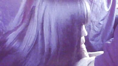 ぽっちゃり女子大生が車の中でフェラしてくれた