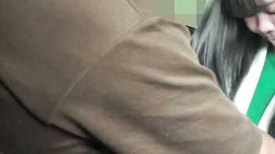 College Girl Gives a Blowjob in the Car