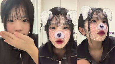 Cô gái xinh đẹp đáng yêu phát trực tiếp trên Instagram 2