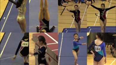 体操JKエロ尻ハミ尻