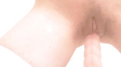 白虎女孩用假屌自慰噴水