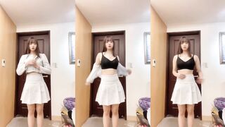 High school girl stripping selfie 08