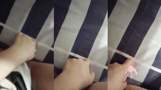 Girls' high school dormitory curtain masturbation 1
