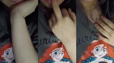 Female high curtains masturbation 2