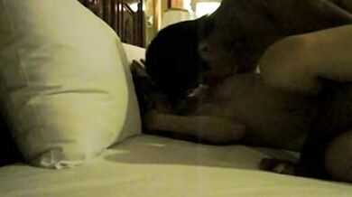 Super hot girl takes selfies in hotel room with her sex friend