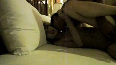 Super hot girl takes selfies in hotel room with her sex friend