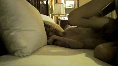 Super hot girl takes selfies in hotel room with her sex friend