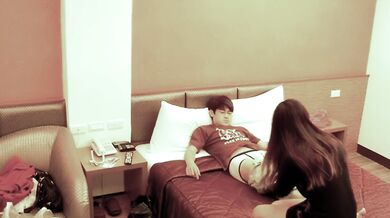 AI repairs the video of Zheng Yuyu secretly recording her hotel sex session with a male customer