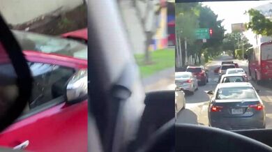 運転とファックを同時に