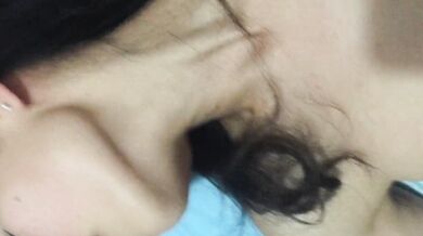 薄い黒ストッキングでお尻をひねってセックスするスーパー女