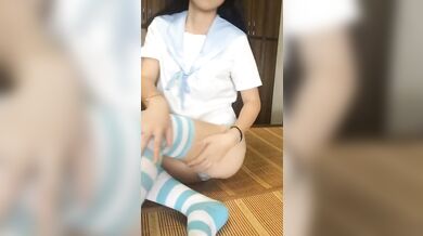 超可愛 巨乳 妹妹 床上自慰