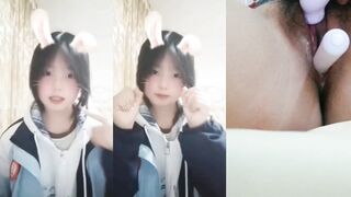 High School Girl Dances and Masturbates with Vibrator