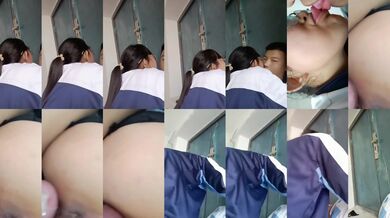 Cô nàng kính cận khát tình cưỡi ngựa trong trường